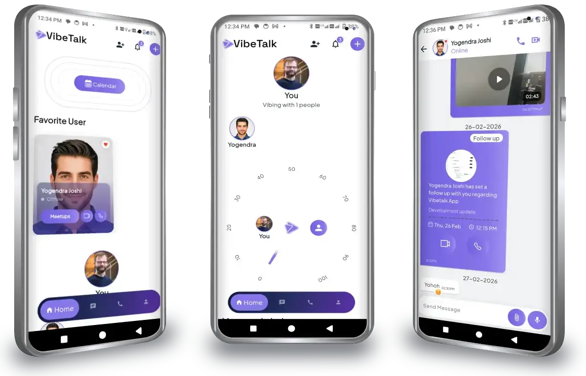 VibeTalk app preview
